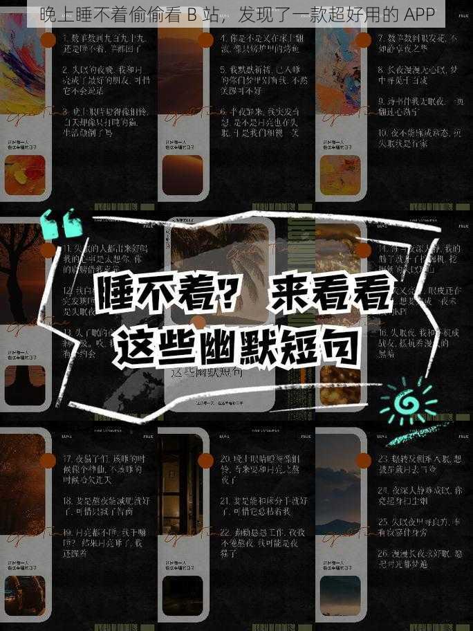 晚上睡不着偷偷看 B 站，发现了一款超好用的 APP